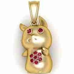 Cute Character Pendant 3D printable model