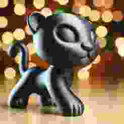 Cute Lion Kid 3D Print – Adorable Decorative Showpiece