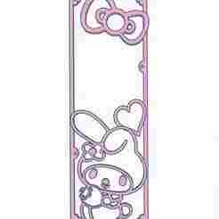 Cute My Melody 360mm 3fan Grill for PC fans 120mm fans
