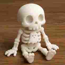 Cute Skeleton Figurine