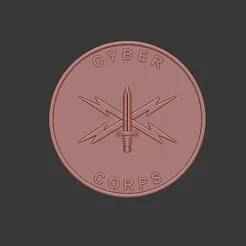 Cyber Corps (US Army) 3d relief .stl file