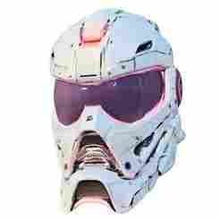 Cyberpunk Combat Helmet