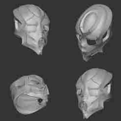 CYBORG MASK 3D STL FILE | CYBORG MASK DIGITAL FILE