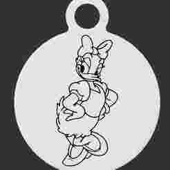 Daisy Duck Keyring