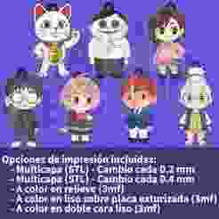 Dandadan Chibi keychain pack (7 key chains)
