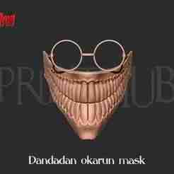 Dandadan Okarun High Quality Mask - Cosplay