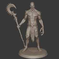 Dangerous Undead – Dark Fantasy Monster Figurine – 3D Print Model