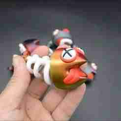 Dead Fish Keychain