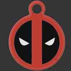 Deadpool Logo Keyring