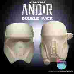 Death Trooper & Shore Trooper Double Pack 3D Print Files (Rogue One/Andor)