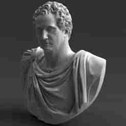 deco bust sculpture