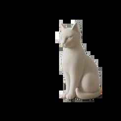 Decorative Cat Statue - 3D Printable Model for Home Decoration