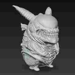 Decorative Figure Pokemon Pikachu Xenomorph - Xenomorph Alien