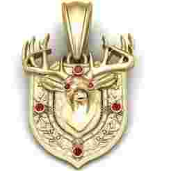 Deer Animal Head Pendant – 3D Printable Model