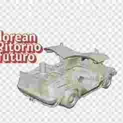 Delorean back to the future 3D ABS just print