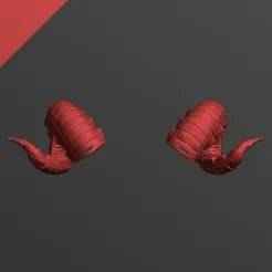 Demon horns for headset