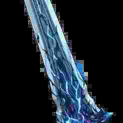 Demon King Longsword Solo Leveling ARISE 3D Model for cosplay