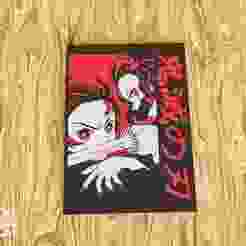 🔥 Demon Slayer: Kimetsu no Yaiba — Nezuko & Tanjiro 3D Wall Art Print 🔥