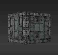 Derelict Spaceship Corridor - 28mm Sci-Fi Tabletop Terrain
