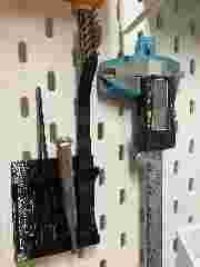 Desk mounted debris Scooper