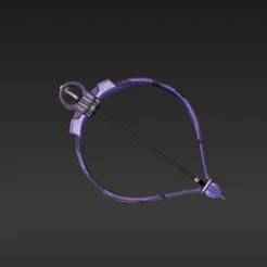 Detailed Mini Archery Set Collectible - Ready-to-Print Keychain Model