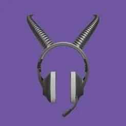 Devil Horns To Headset // Headphones