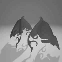 Diablo Inspired Bird Crow Shoulder Armor Knight Mage Necromancer