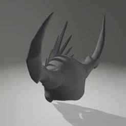 Diablo Inspired Hades Demon Devil Knight helmet