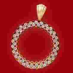 Diamond pendant Modern design