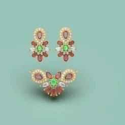 Diamond Tanmoniya Pendant - 0126