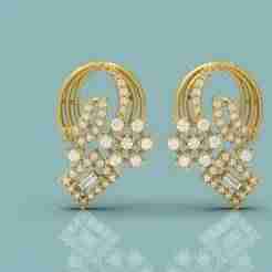 Diamond Tops Earring - 0018