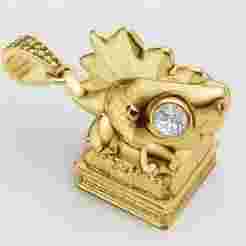 DIANASURE GOLD PENDANT    3d printable model
