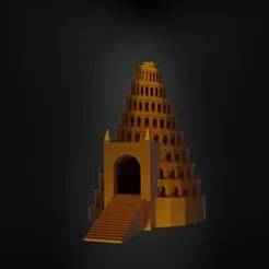 Dice Tower Babylon Castle DND Dice Tower - Babylon Dice Tower 3D print model