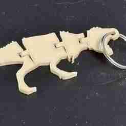 Dino Flexi Keychain