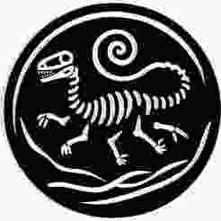 dinosaur fossil embedded in a spiral rock 2 - 2D/3D Wall Art STL+SVG For CNC Router, Plasma, Waterjet, Laser & 3D Printer