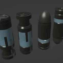 Dishonored Bullets prop cosplay set 3d model (stl file) for printing