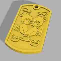 Dog Tag Gemini Saint Seiya (Knights of the Zodiac) Geminis