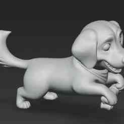 dog with a bone