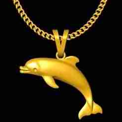 Dolphin charm 20mm