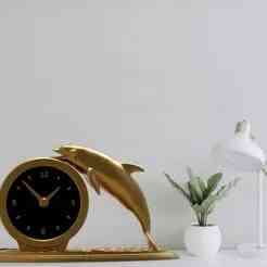 Dolphin desk clock