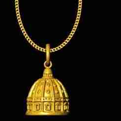 Dome pendant charm