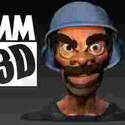 Don Ramon Busto Cartoon Style