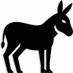 donkey standing sideways 2 - 2D/3D Wall Art STL+SVG For CNC Router, Plasma, Waterjet, Laser & 3D Printer