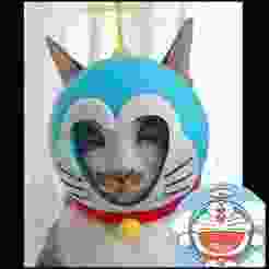 Doraemon cat helmet, Cat anime cosplay mask 'Doraemon' (Full design version)