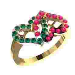 Double Heart Ring