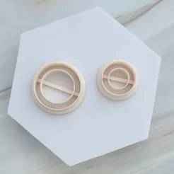 Doughnut Circles Polymer Clay Cutters