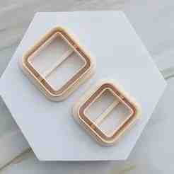 Doughnut Square Polymer Cutter