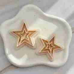 Doughnut Star Polymer Clay Cutter