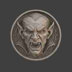 Dracula Relief Medallion