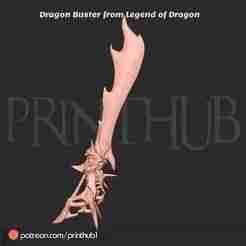 Dragon Buster Sword – Legend of Dragoon Cosplay 3D Model